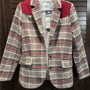 Sam Edelman Women's Plaid Jacket